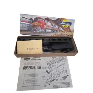 Athearn 2492 STD Observation Car Train Kit Ho Scale